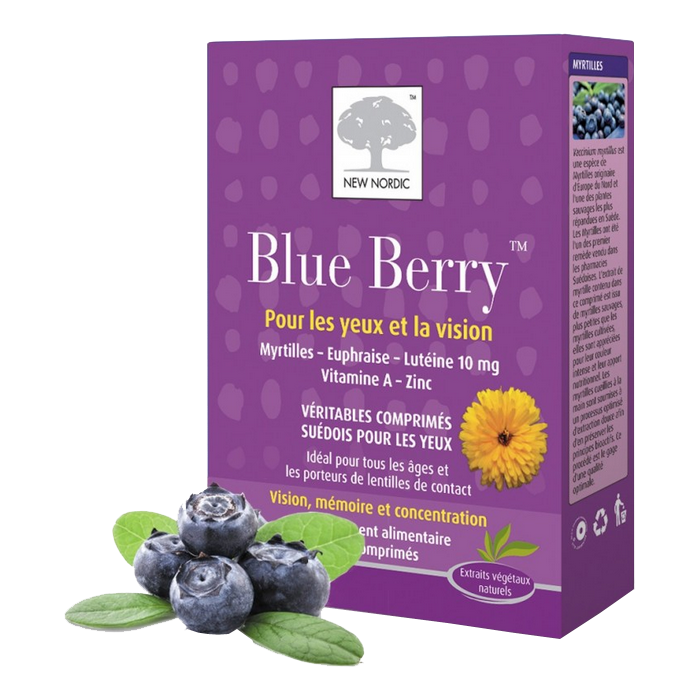 NEW NORDIC BLUE BERRY VISION 60 TABLETS