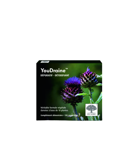 NEW NORDIC YOUDRAINE DETOXIFYING DEPURATIVE 120 TABLETS