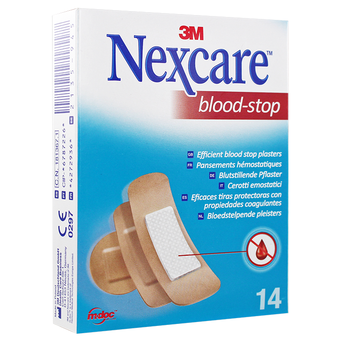 NEXCARE BLOOD STOP DRESSINGS 14 UNITS