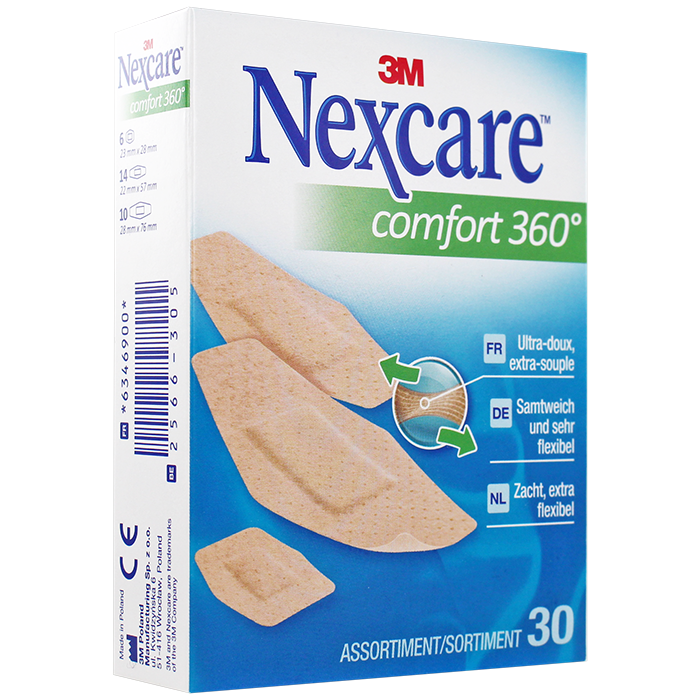 NEXCARE COMFORT 360 SOFT DRESSINGS 30 UNITS