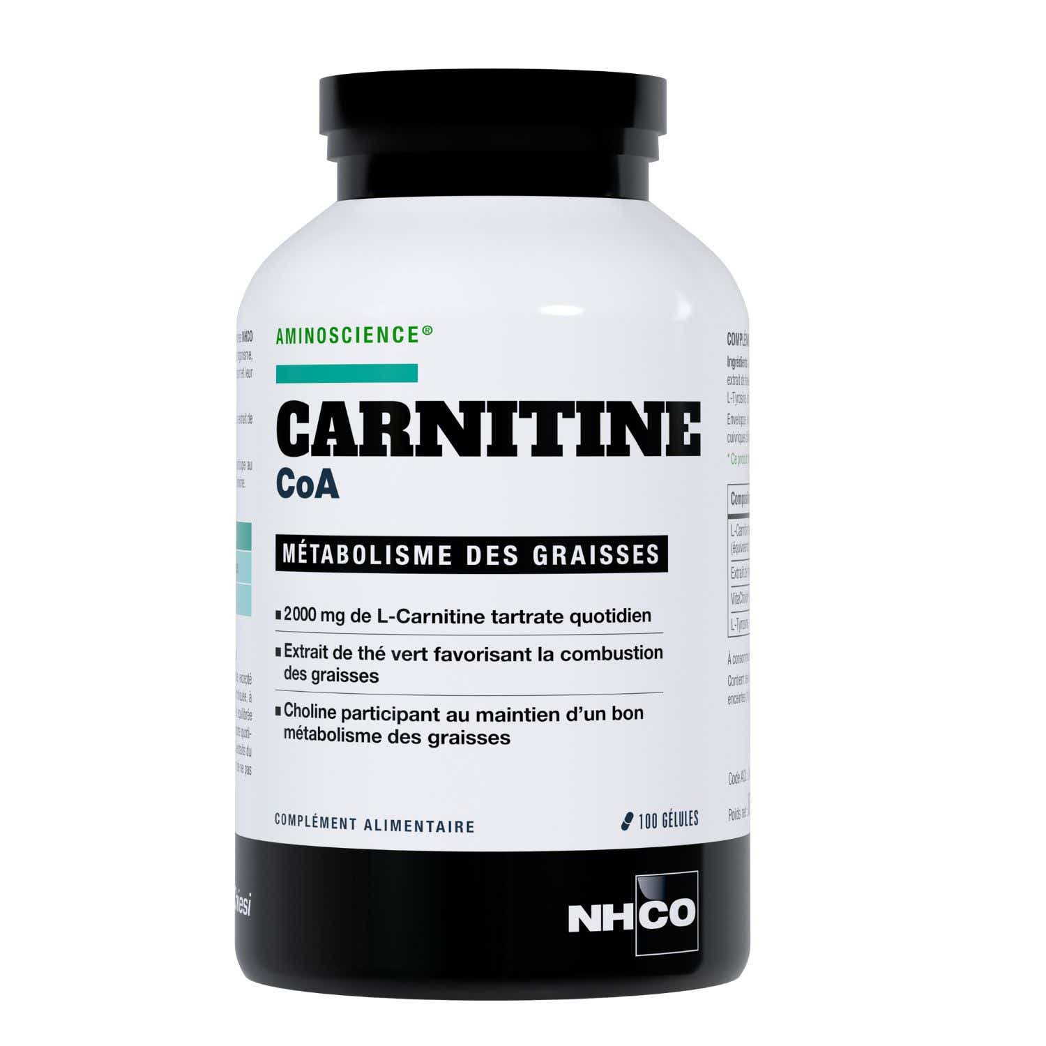 NHCO CARNITINE COA 100 CAPSULES