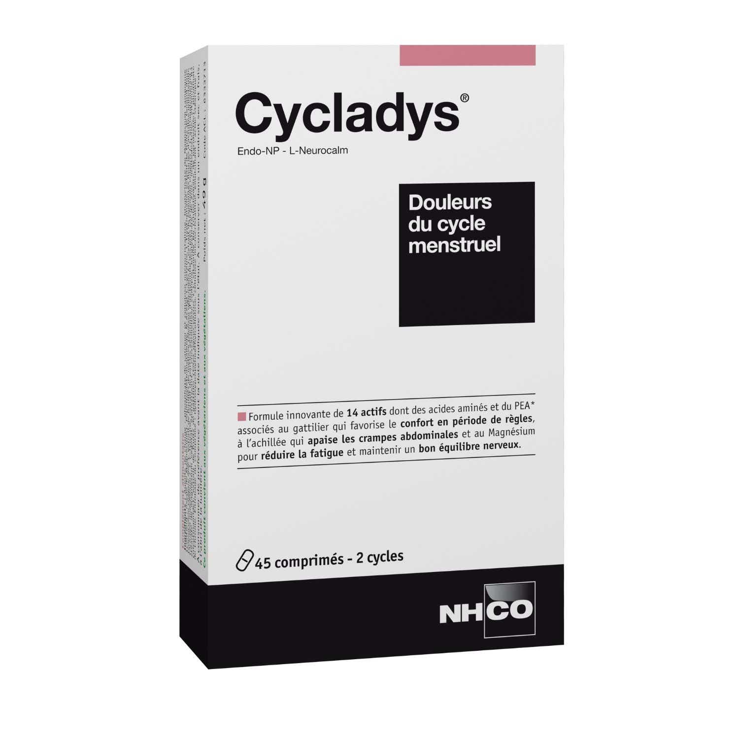 NHCO CYCLADYS MENSTRUAL CYCLE PAIN 45 TABLETS