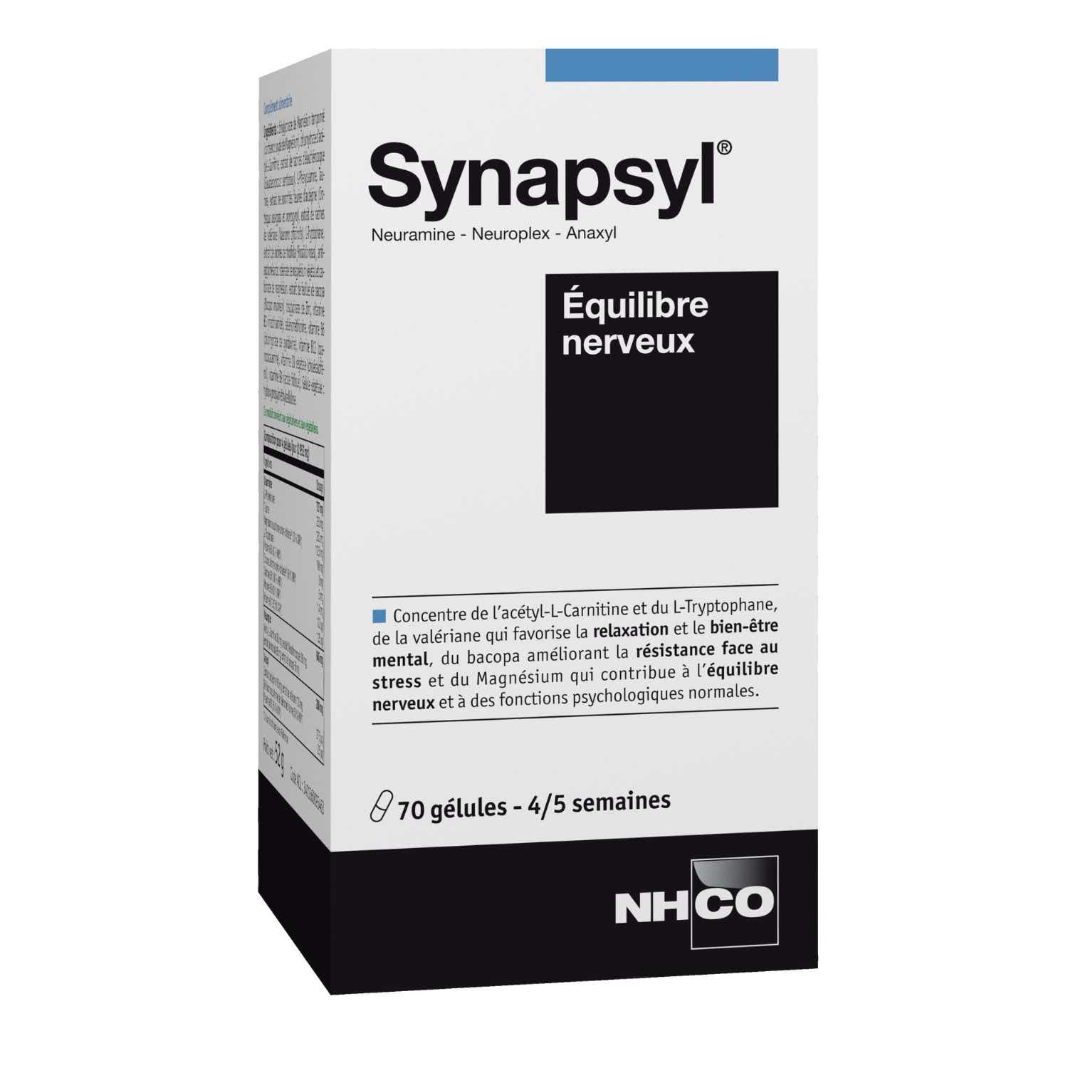 NHCO SYNAPSYL 70 CAPSULES