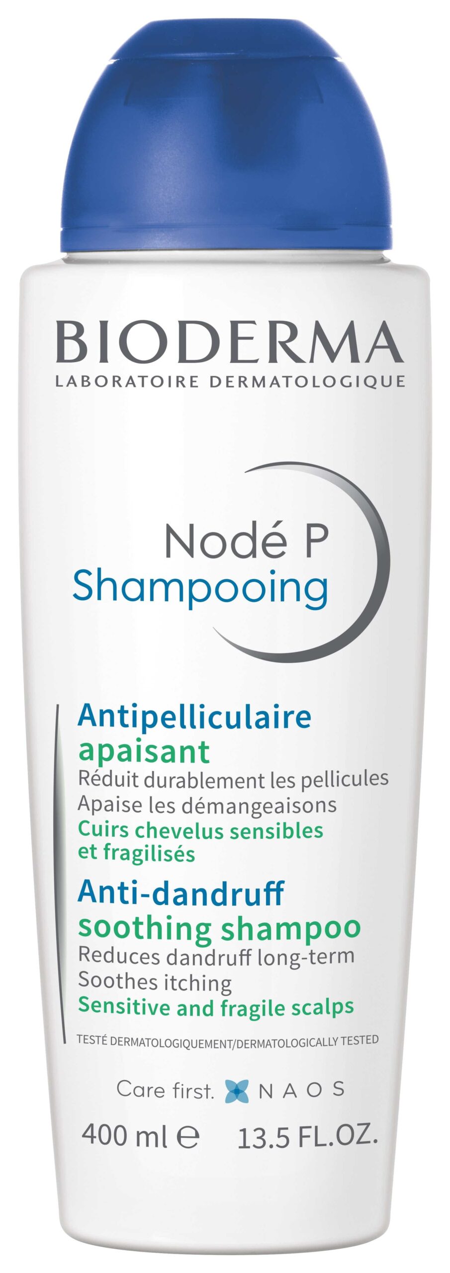 NODE P SOOTHING ANTI-DANDRUFF SHAMPOO FOR SENSITIVE AND IRRITATED SCALP 400ML