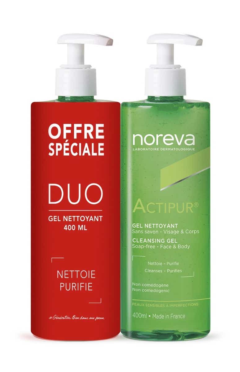 NOREVA ACTIPUR CLEANSER GEL FOR IMPERFECTION SKIN 2X400ML