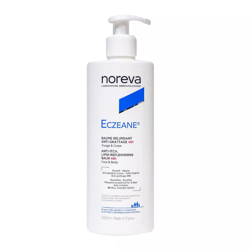 NOREVA ECZEANE ANTI-SCRATCHING RELIPPING BALM 48H 400 ML