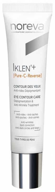 NOREVA IKLEN PURE C REVERSE ANTI-WRINKLE DEPIGMENTING EYE CONTOUR ALL SKIN TYPES 15ML