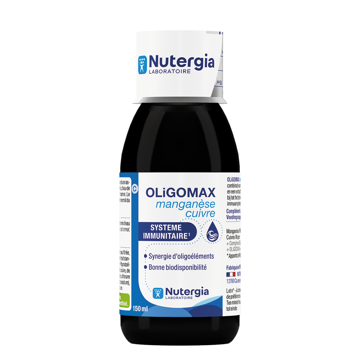 NUTERGIA OLIGOMAX MANGANESE COPPER 150ML