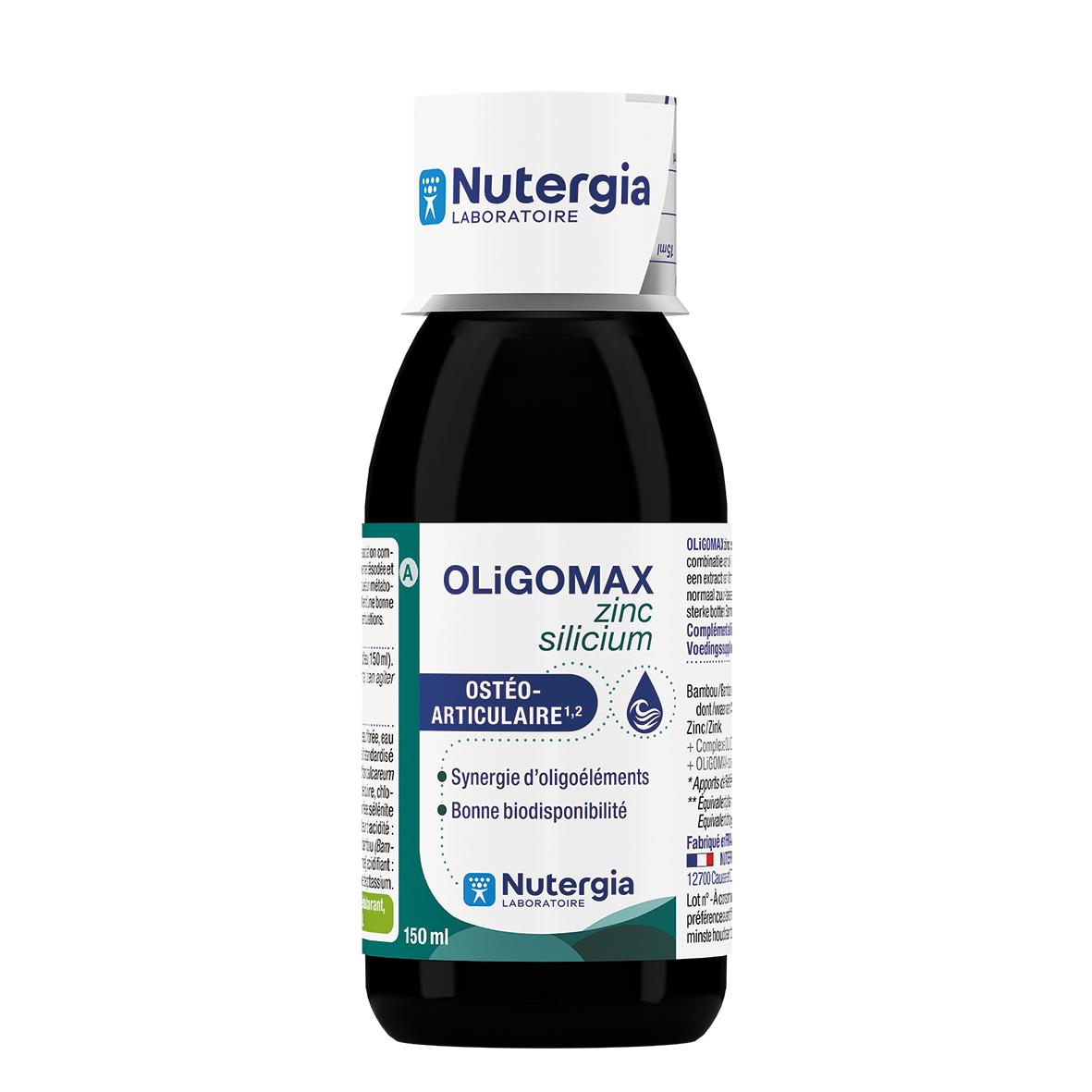NUTERGIA OLIGOMAX ZINC SILICON 150ML