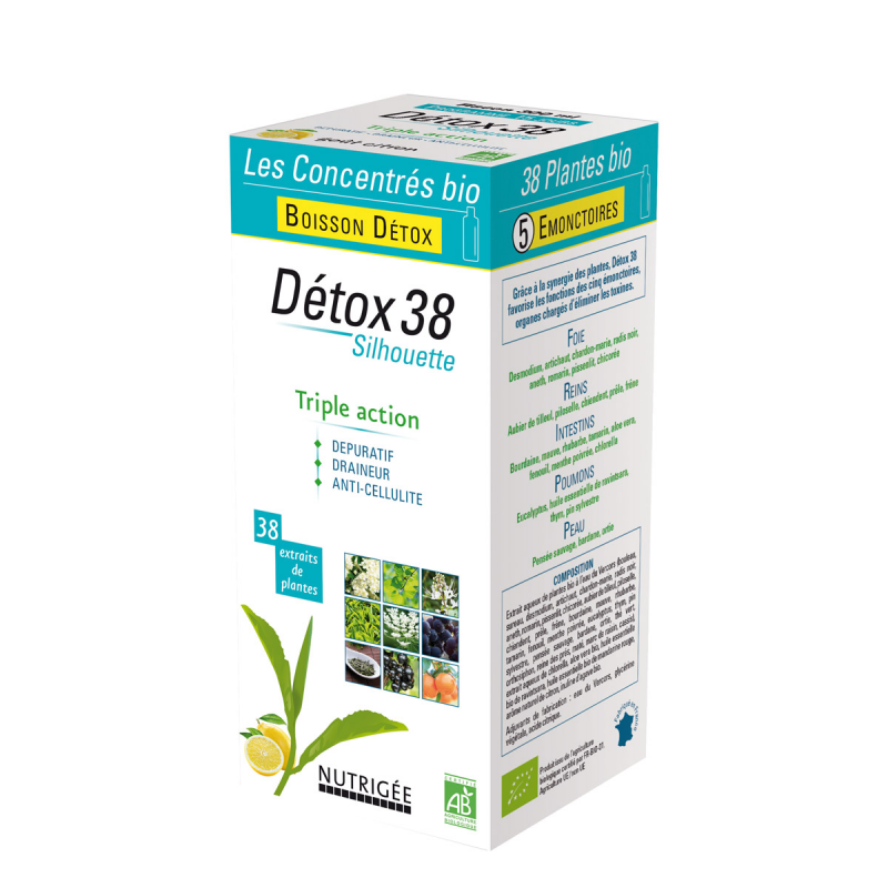 NUTREGEE DETOX DRINK 38 SILHOUETTE 300ML