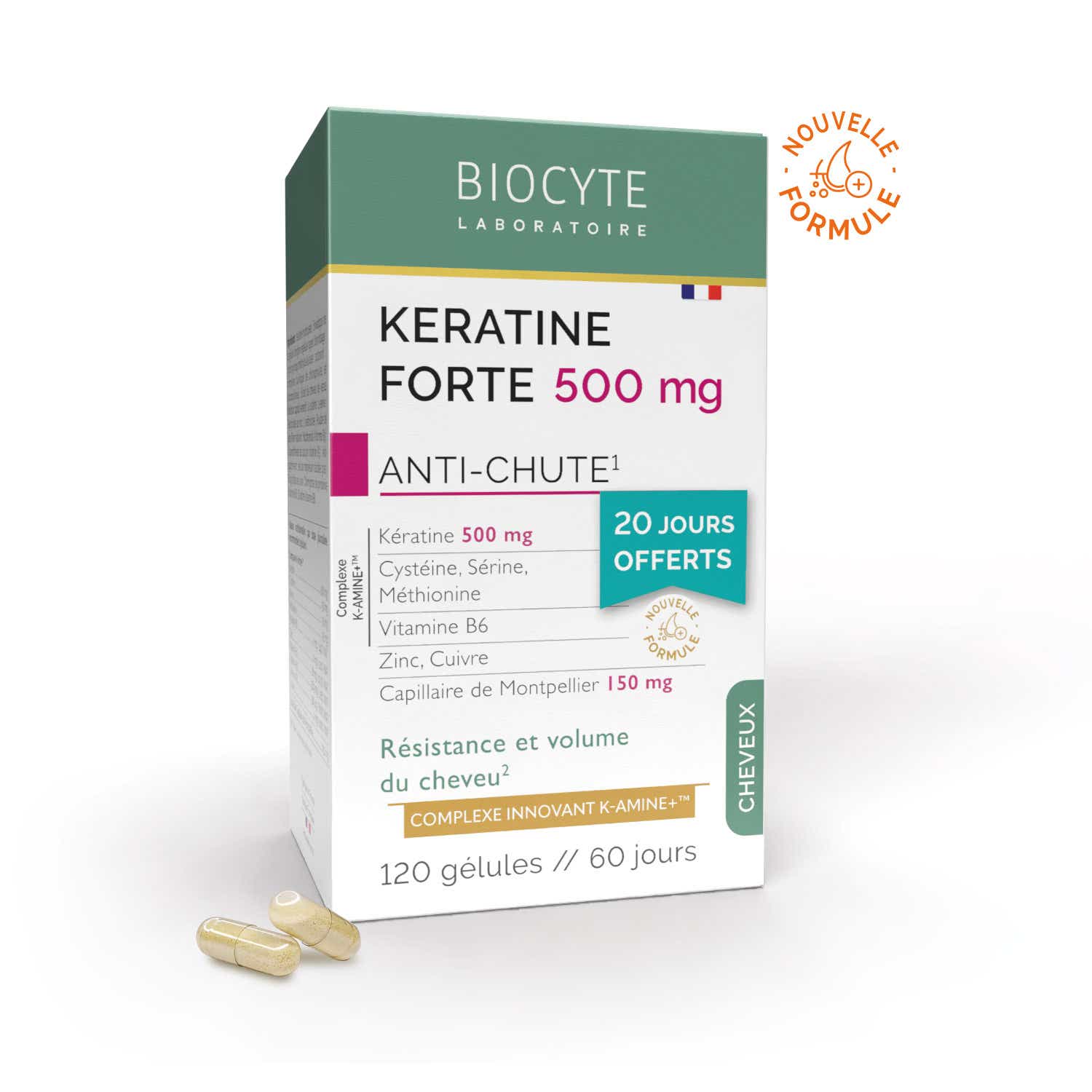 NUTRICOSMETIC KERATINE FORTE ANTI HAIR HAIR 40 CAPSULES KERATINE FORTE ANTI HAIR HAIR CARE 50ML