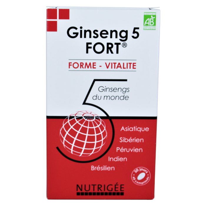 NUTRIGE GINSENG 5 STRONG 60 CAPSULES