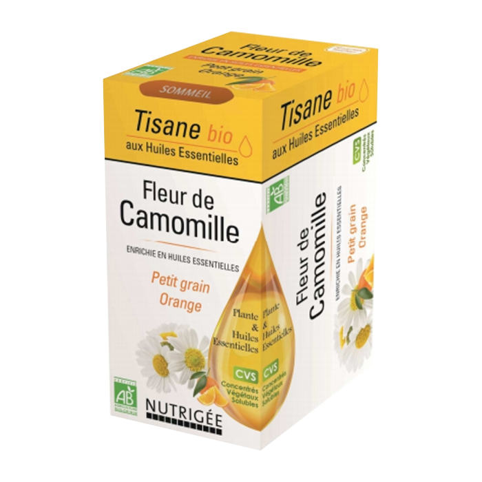 NUTRIGEE ORGANIC CHAMOMILE FLOWER TISANE 20 BAGS