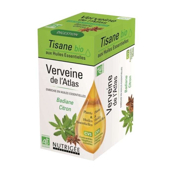 NUTRIGEE ORGANIC ATLAS VERBENA TISANE 20 BAGS