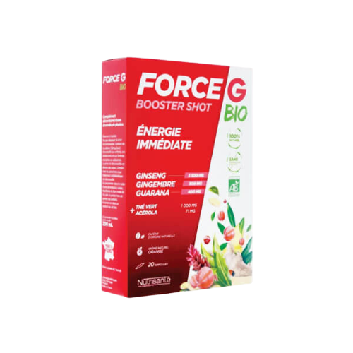 NUTRISING FORCE G ORGANIC BOOSTER SHOT 20 BULBS