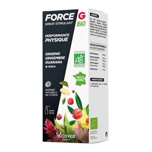 NUTRISANT FORCE G STIMULATING PHYSICAL PERFORMANCE ORGANIC SPRAY 15ML