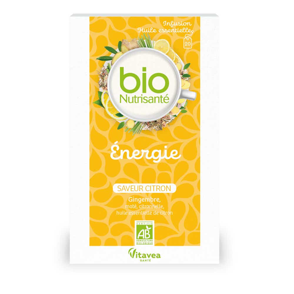 NUTRISING ORGANIC ENERGY INFUSION 20 BAGS