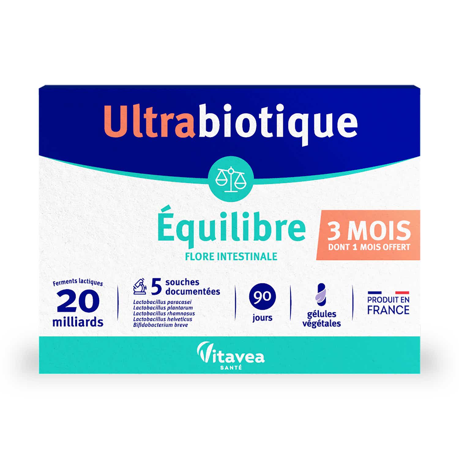 ULTRABIOTIC NUTRISANT BALANCE 3X30 CAPSULES