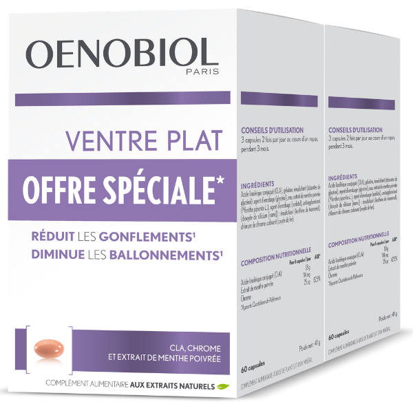 OENOBIOL FEMALE 45 FLAT BELLY 2X60 CAPSULES