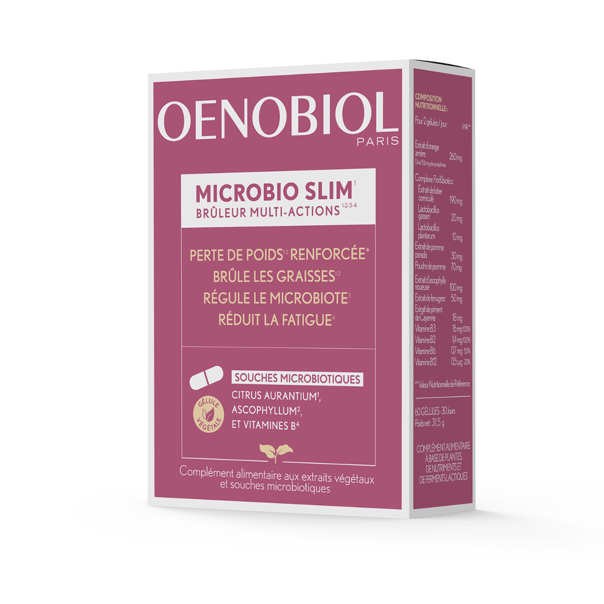 OENOBIOL MICROBIO SLIM MULTI-ACTION BURNER 60 CAPSULES