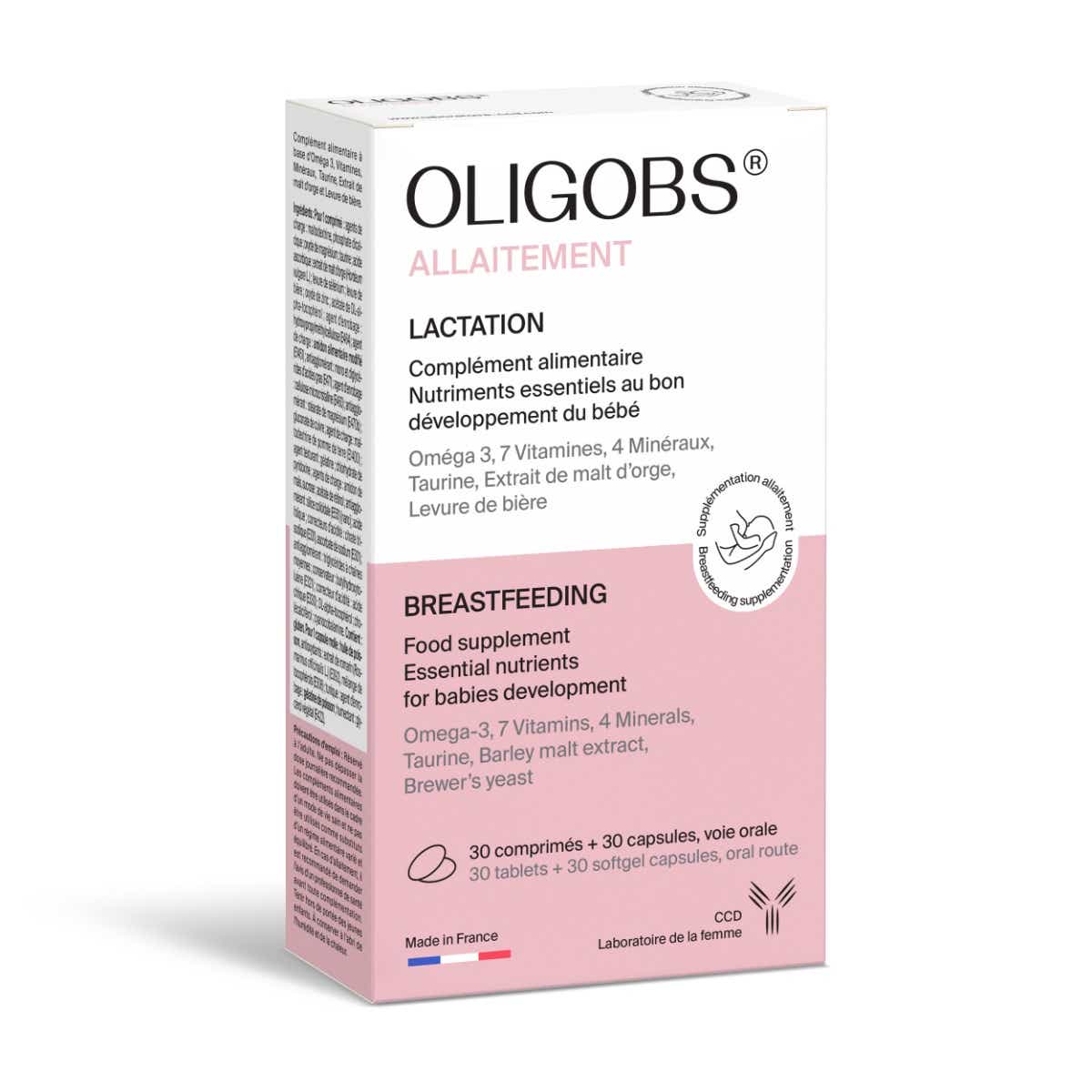 OLIGOBS BREASTFEEDING 30 TABLETS 30 OMEGA 3 CAPSULES