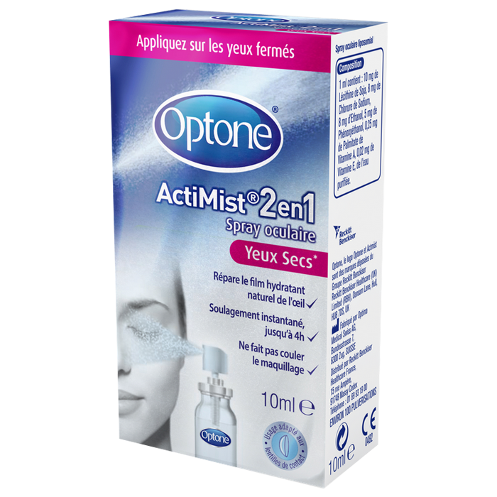 OPTONE ACTIMIST 2 IN 1 EYE SPRAY FOR DRY EYES 10ML