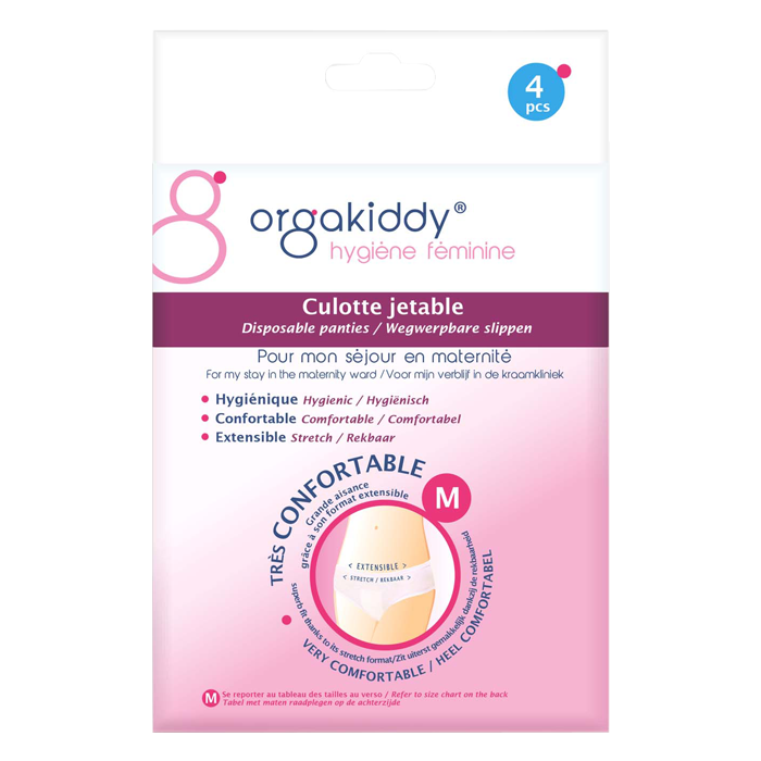 ORGAKIDDY DISPOSABLE PANTS SIZE M 4 UNITS