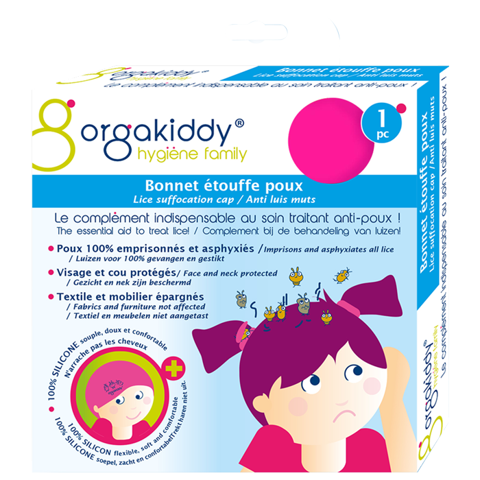 ORGAKIDDY HYGIENE FAMILY LICE CAP PINK