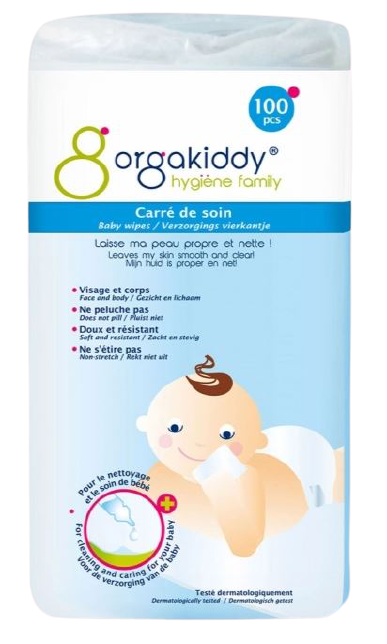 ORGAKIDDY HYGIENE FAMILY CARE SQUARE 100 UNITS