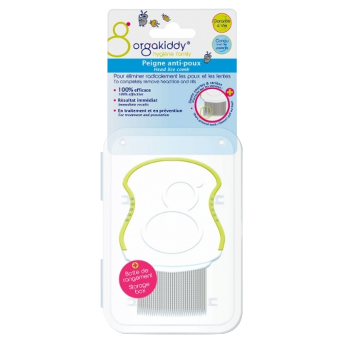 ORGAKIDDY HYGIENE FAMILY ANTI LICE COMB