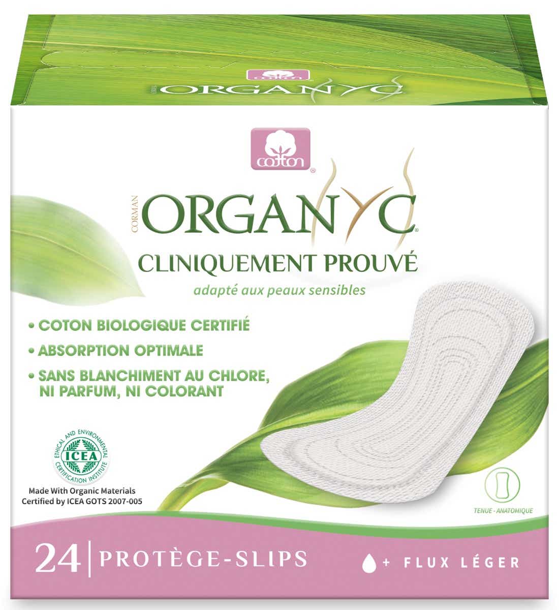 ORGANYC SHORT GUARD IN ORGANIC COTTON LIGHT FLOW 24 SHORT GUARDS