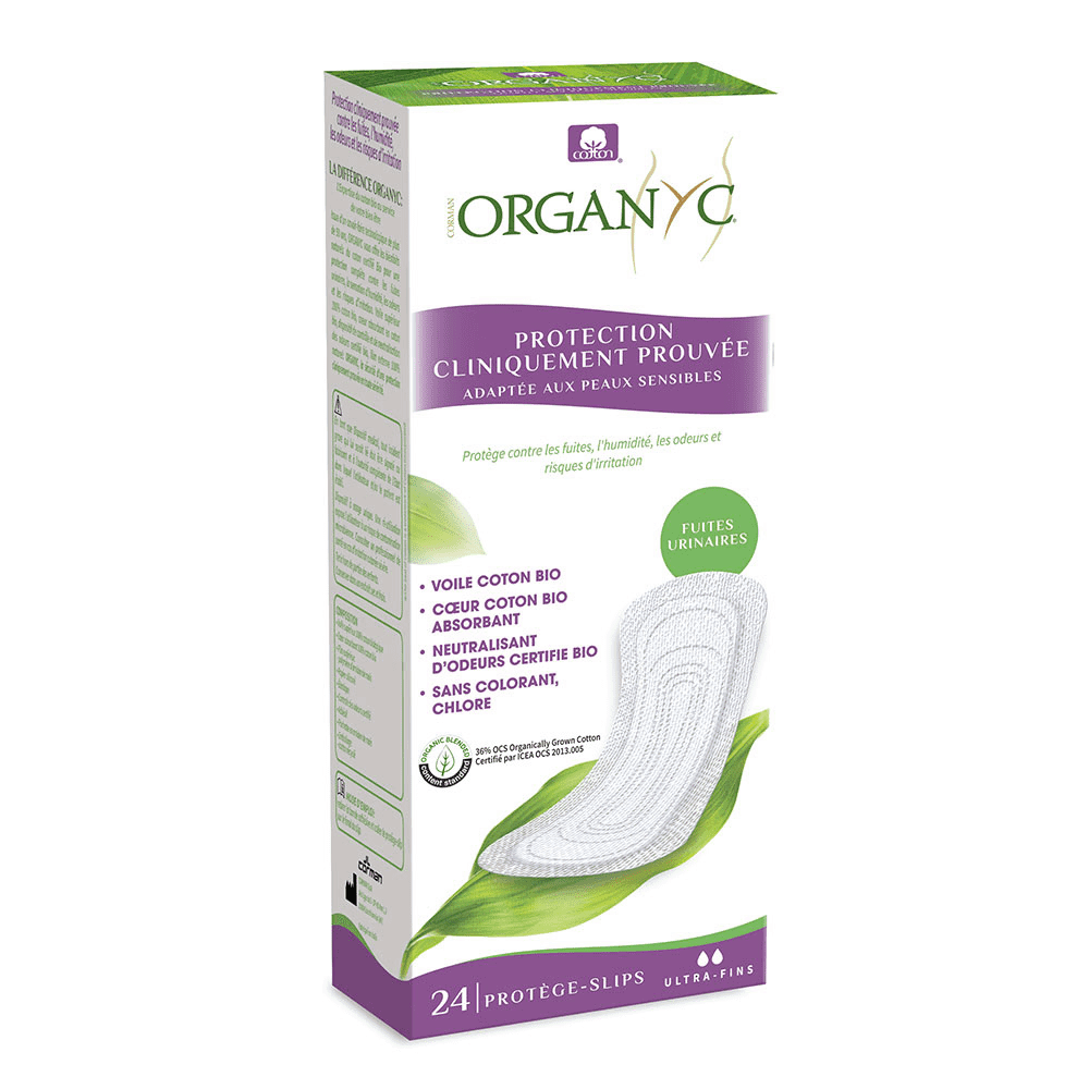 ORGANYC PANTY PROTECTOR URINARY LEAKAGE ORGANIC COTTON 24 PANTY PROTECTOR