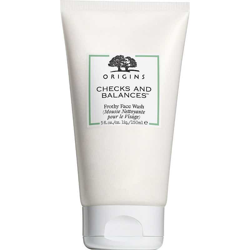 ORIGINS CHECKS AND BALANCES FACE CLEANSER FOAM FOR ALL SKIN TYPES AND SENSITIVE SKIN 75ML