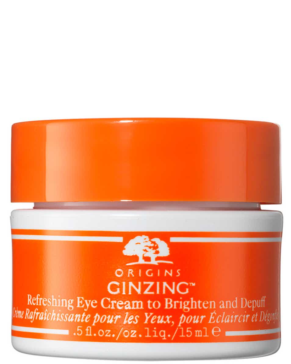 ORIGINS GINZING ORIGINAL TINTED REFRESHING CREAM TO LIGHTEN AND DEFLATE EYES ALL SKIN TYPES 15ML