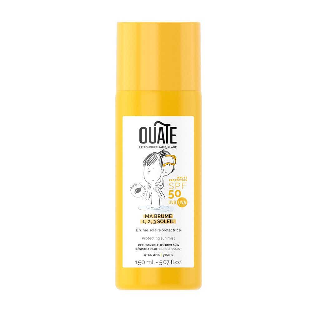 OUATE MA BRUME 1 2 3 SOLEIL PROTECTIVE SOLAR MIST SPF50 CHILDREN 4 11 YEARS FACE AND BODY SENSITIVE SKIN 150ML