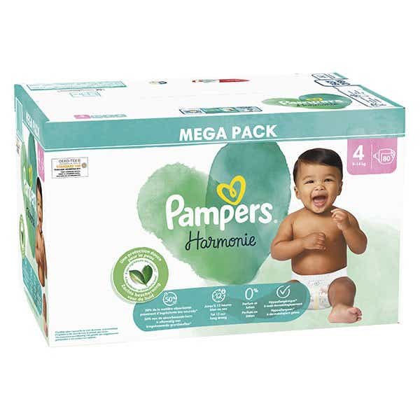 PAMPERS HARMONIE DIAPERS MEGA PACK SIZE 4 9 TO 14KG 72 LAYERS