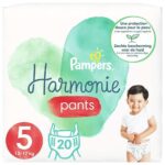 PAMPERS HARMONIE PANTS DIAPER PANTS SIZE 5 FROM 12 TO 17KG 20 PANTS