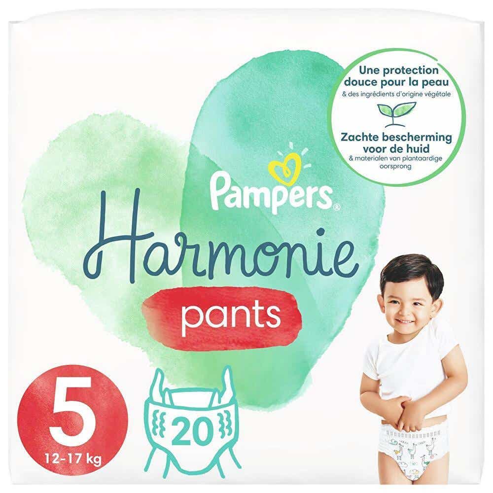PAMPERS HARMONIE PANTS DIAPER PANTS SIZE 5 FROM 12 TO 17KG 20 PANTS