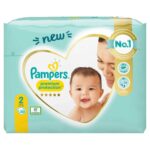 PAMPERS PREMIUM PROTECTION DIAPER T2 4 8 KG 30 UNITS