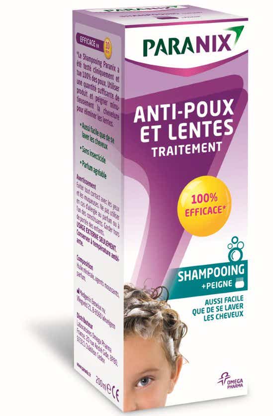 PARANIX ANTI LICE AND NIT TREATMENT SHAMPOO 200ML COMB