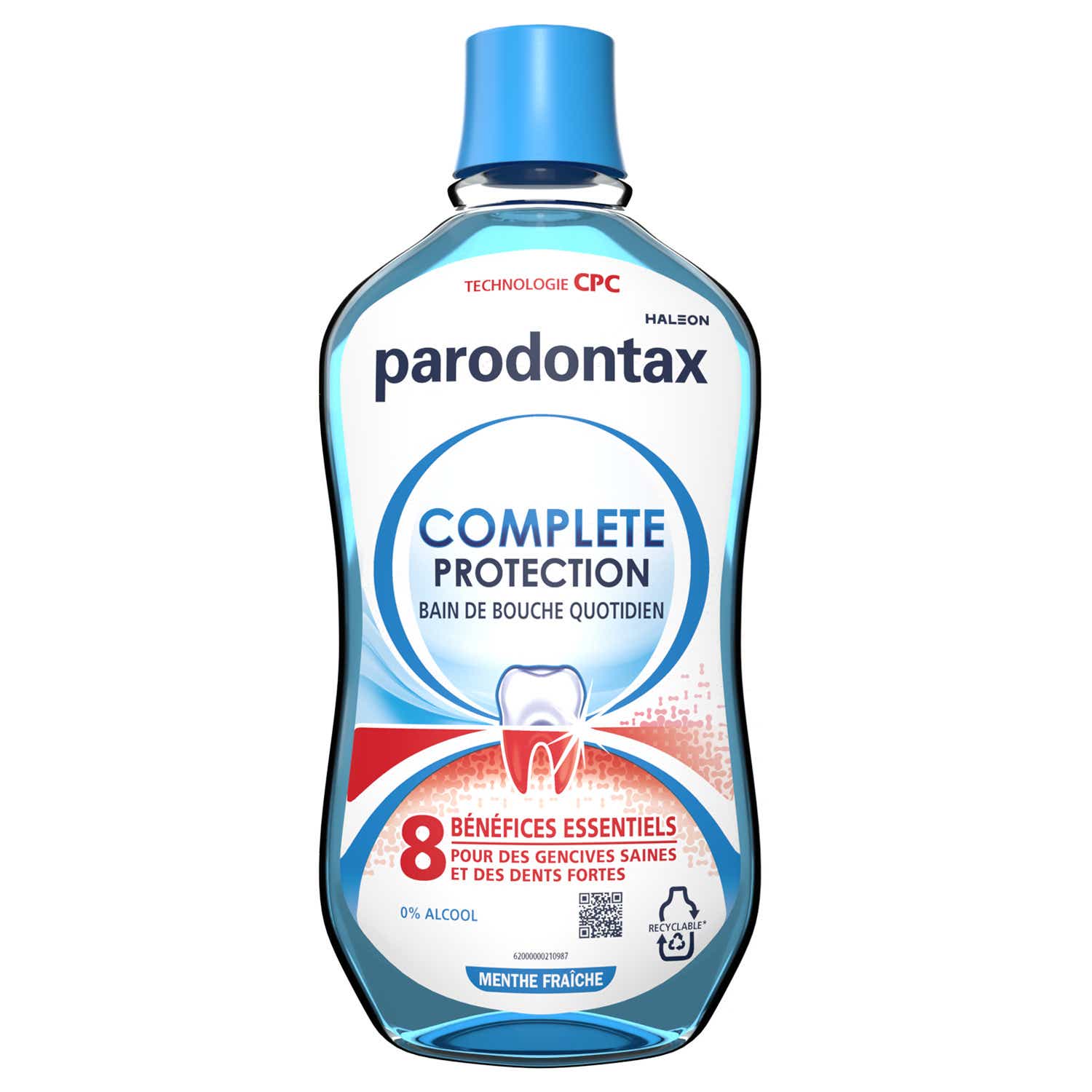 PARODONTAX COMPLETE PROTECTION DAILY MOUTHWASH FRESH MINT 500ML