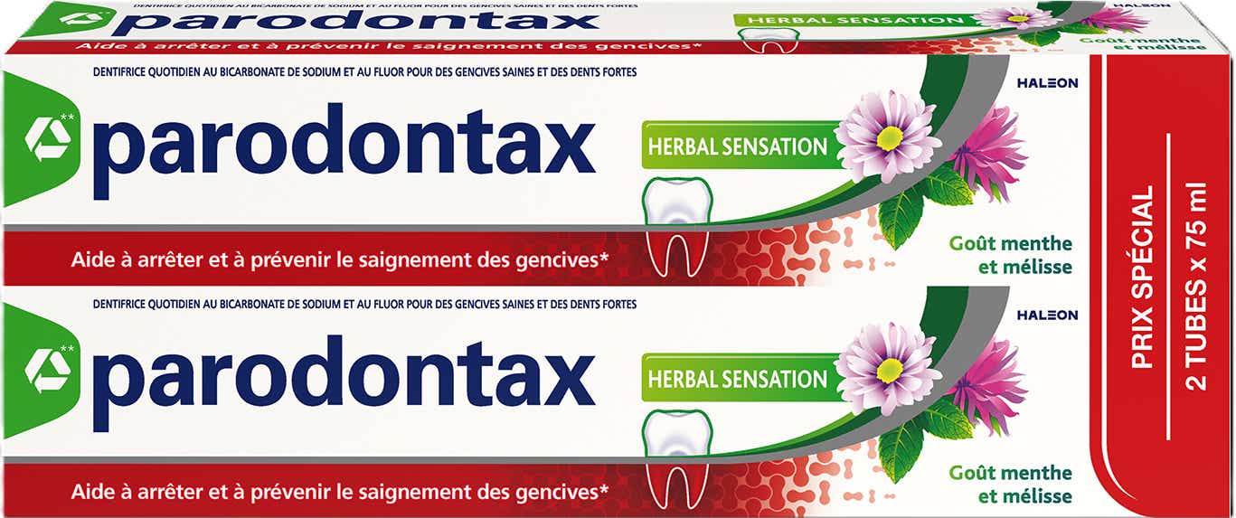 PARODONTAX HERBAL SENSATION TOOTHPASTE 2X75ML