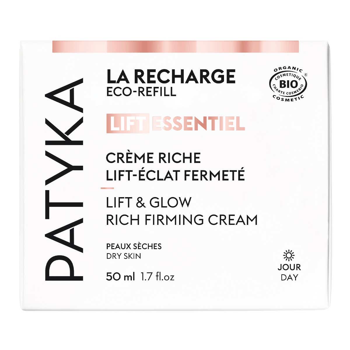 PATYKA LIFT ESSENTIEL RICH CREAM REFILL LIFT RADIANCE FIRMNESS DRY SKIN 50ML