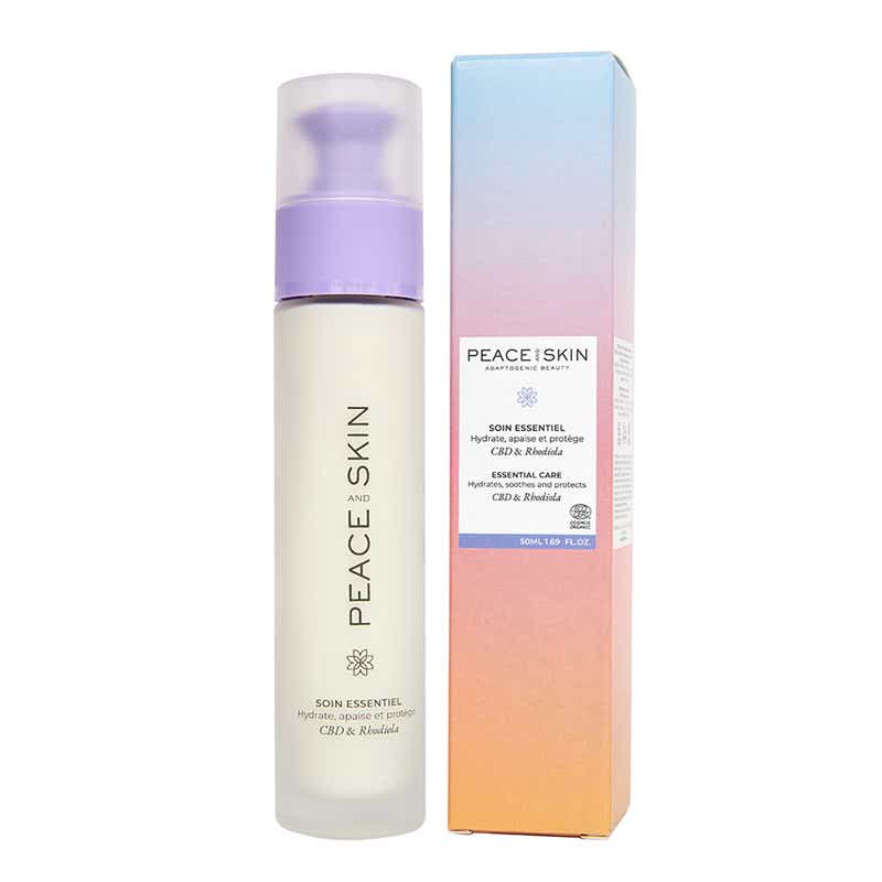 PEACE AND SKIN ESSENTIAL CARE WITH CBD AND RHODIOLA ALL SKIN TYPES 50ML