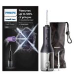 PHILIPS SONICARE AIRFLOSSER DENTAL SPRAY CORDLESS POWER FLOSSER 3000 BLACK