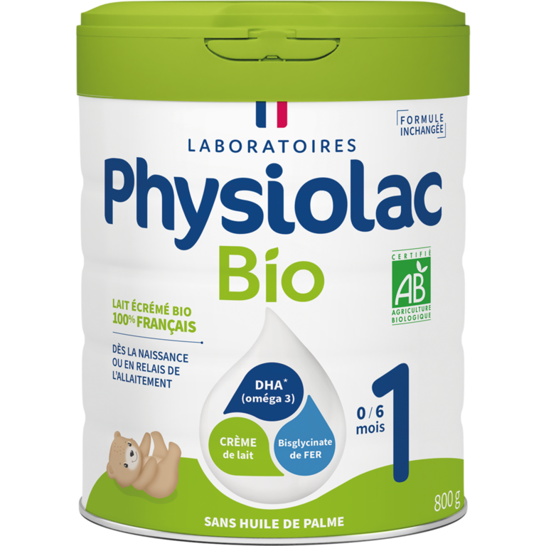 PHYSIOLAC ORGANIC MILK 1ST AGE 800G