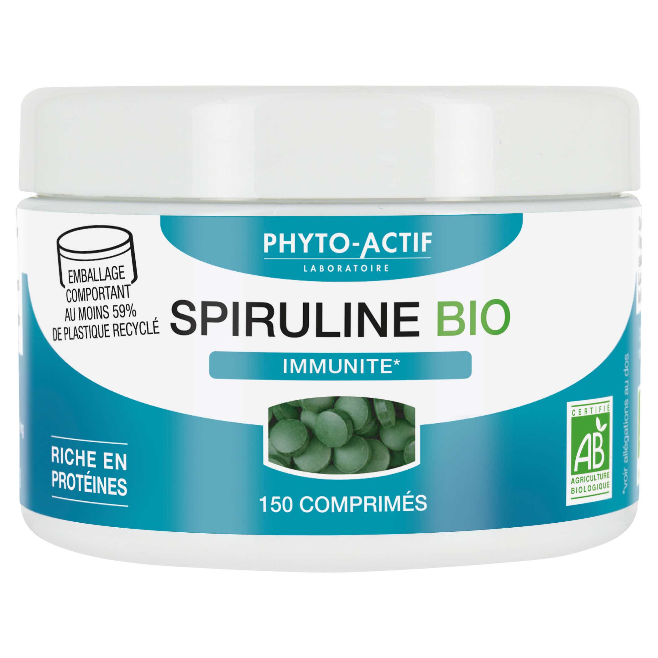 PHYTO ACTIVE SPIRULIN ECOCERT 150 TABLETS