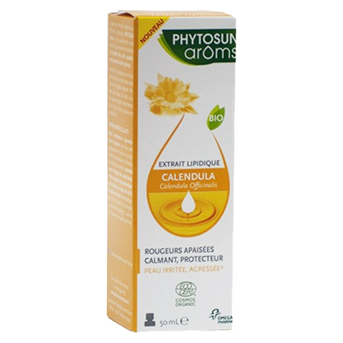 PHYTOSUN AROMS ORGANIC CALENDULA LIPID EXTRACT 50ML