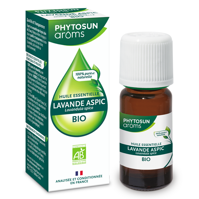 PHYTOSUN AROMS ORGANIC LAVENDER ASPIC ESSENTIAL OIL 10 ML