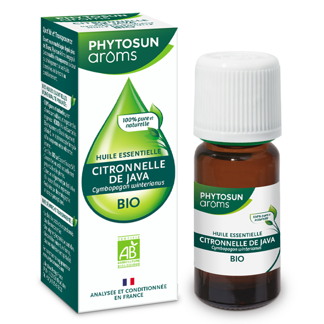 PHYTOSUN AROMS ORGANIC JAVA LEMONSELLA ESSENTIAL OIL 10ML